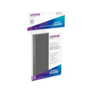 Ultimate Guard Supreme UX Sleeves Standard Size Dark Grey (50 ct.) (UGD010788CN)