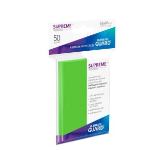 Ultimate Guard Supreme UX Sleeves Standard Size Light Green (50 ct.) (UGD010792CN)