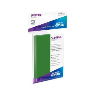 Ultimate Guard Supreme UX Sleeves Standard Size Green (50 ct.) (UGD010793CN)