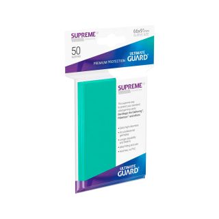 Ultimate Guard Supreme UX Sleeves Standard Size Turquoise (50 ct.) (UGD010795CN)