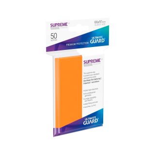 Ultimate Guard Supreme UX Sleeves Standard Size Orange (50 ct.) (UGD010804CN)