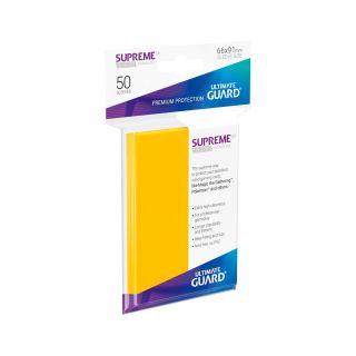 Ultimate Guard Supreme UX Sleeves Standard Size Yellow (50 ct.) (UGD010805CN)