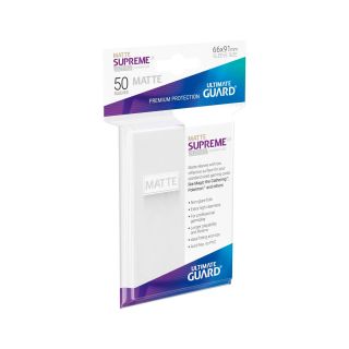 Ultimate Guard Supreme UX Sleeves Standard Size Matte White (50 ct.) (UGD010810CN)