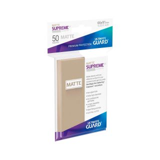Ultimate Guard Supreme UX Sleeves Standard Size Matte Sand (50 ct.) (UGD010827CN)