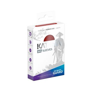 Ultimate Guard Katana Sleeves Japanese Size Red 60ct (UGD011051)