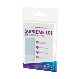 Ultimate Guard Supreme UX 3rd Skin Sleeves Standard Size - Transparent (50ct.) (UGD011116CN)