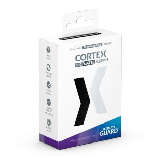 Ultimate Guard Cortex Sleeves Standard Size Matte Black 100ct.
