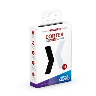 Ultimate Guard Cortex Sleeves Japanese Size Matte Black 60ct.
