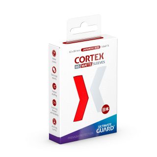 Ultimate Guard Cortex Sleeves Japanese Size Matte Red 60ct.