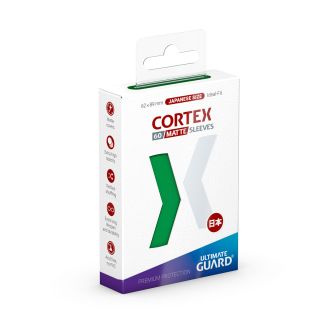 Ultimate Guard Cortex Sleeves Japanese Size Matte Green 60ct.