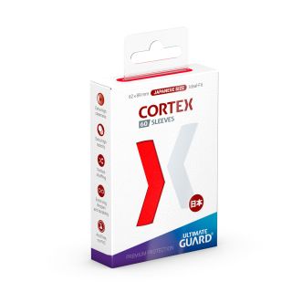 Ultimate Guard Cortex Sleeves Japanese Size Glossy Red 60ct.