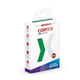 Ultimate Guard Cortex Sleeves Japanese Size Glossy Green 60ct.