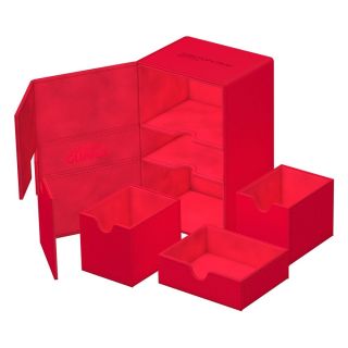 Ultimate Guard Twin Flip`n`Tray Deck Case 160+ XenoSkin Monocolor Red