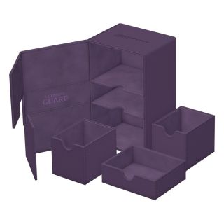 Ultimate Guard Twin Flip`n`Tray Deck Case 160+ XenoSkin Monocolor Purple
