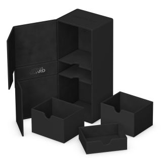 Ultimate Guard Twin Flip'n'Tray 266+ Xenoskin Black Monocolor