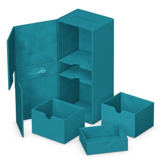 Ultimate Guard Twin Flip'n'Tray 266+ Xenoskin Petrol Monocolor