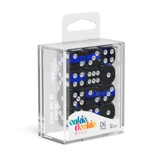 oakie doakie DICE D6 Dice 16 mm Enclave - Sapphire (12) (ODD410049)