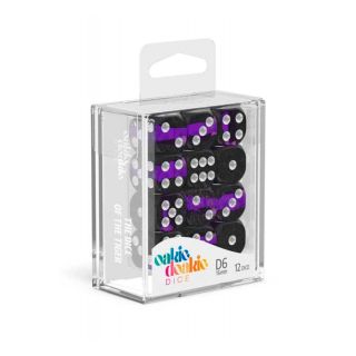 oakie doakie DICE D6 Dice 16 mm Enclave - Amethyst (12) (ODD410050)