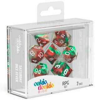 oakie doakie DICE RPG Set Gemidice - Bloody Jungle (7) (ODD500039)