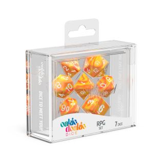 oakie doakie DICE RPG Set Gemidice - Sunstone (7) (ODD500040)