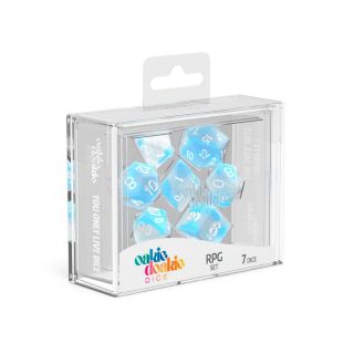 oakie doakie DICE RPG Set Glow in the Dark - Arctic (7) (ODD500043)