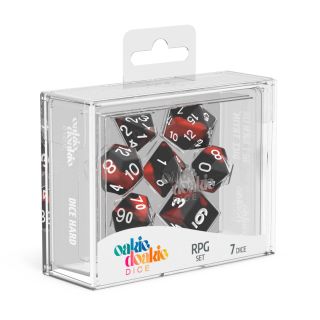 oakie doakie DICE RPG Set Glow in the Dark - Lava (7) (ODD500045)