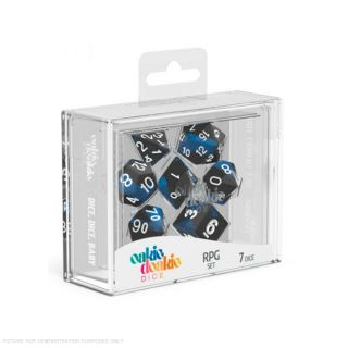 oakie doakie DICE RPG Set Glow in the Dark - Deep Ocean (7) (ODD500046)