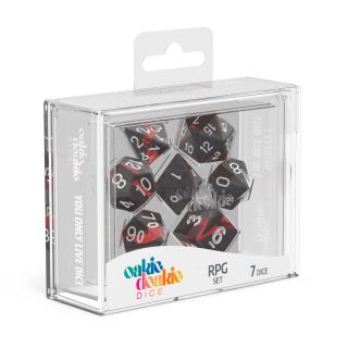 oakie doakie DICE RPG Set Enclave - Ruby (7) (ODD500047)
