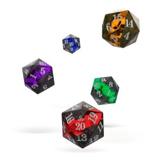 oakie doakie DICE D20 Spindown Dice Set Enclave (5) (ODD600004)