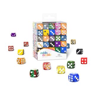 oakie doakie DICE D6 Dice Set 16 mm Mixed (120) (ODD600008) ** Special Offer **