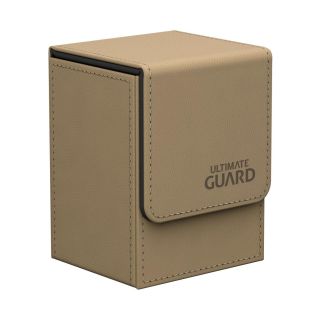 Ultimate Guard Flip Deck Case 80+ Standard Size Leatherette Sand (UGD010052CN)