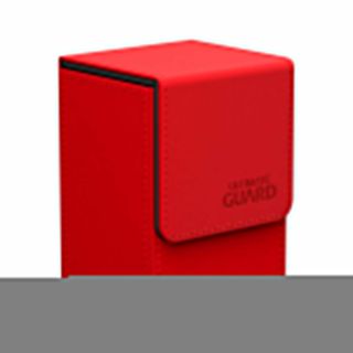Ultimate Guard Flip Deck Case 80+ Standard Size Leatherette Red (UGD010148CN ***OOP***