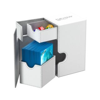 Ultimate Guard Flip´n´Tray Deck Case 80+ Standard Size XenoSkin White (UGD010222CN)