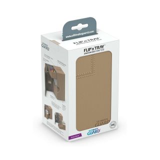 Ultimate Guard Flip´n´Tray Deck Case 80+ Standard Size XenoSkin Sand (UGD010339CN)