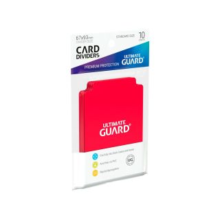 Ultimate Guard Card Dividers Standard Size Red (10ct) (UGD010358CN)