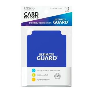 Ultimate Guard Card Dividers Standard Size Blue (10ct) (UGD010359CN)