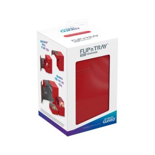 Ultimate Guard Flip´n´Tray Deck Case 100+ Standard Size XenoSkin Red (UGD010375CN)