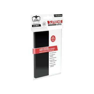 Ultimate Guard Supreme Sleeves Oversized Black (40ct.) (UGD010448CN)