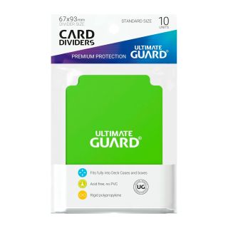Ultimate Guard Card Dividers Standard Size Light Green (10ct) (UGD010453CN)