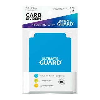 Ultimate Guard Card Dividers Standard Size Light Blue (10ct) (UGD010456CN)