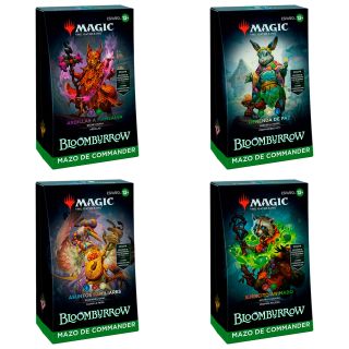 Magic the Gathering: "Bloomburrow" Commander Deck Master Case 4ct. - SPANISH **NET PRICE**