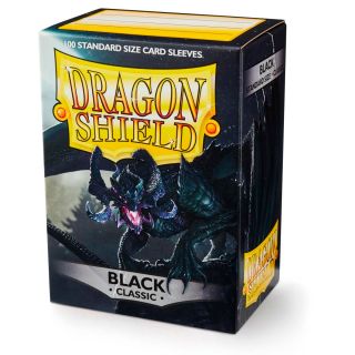 Dragon Shield Standard Sleeves Classic - Black 100ct. (AT-10002)