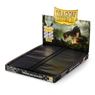 Dragon Shield 16-Pocket Pages Centerloader Non-Glare - Clear 50ct. (AT-10312)