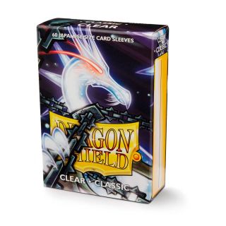 Dragon Shield Japanese Sleeves Classic - Clear 60ct. (AT-10601)