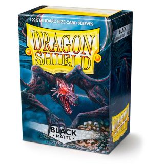 Dragon Shield Standard Sleeves Matte - Black 100ct. (AT-11002)