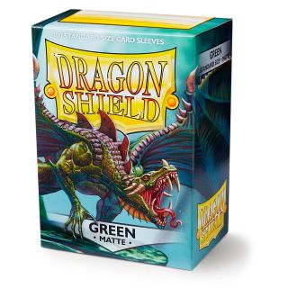 Dragon Shield Standard Sleeves Matte - Green 100ct. (AT-11004)