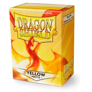 Dragon Shield Standard Sleeves Matte - Yellow 100ct. (AT-11014)