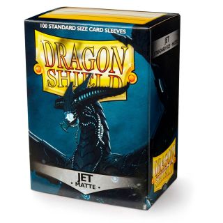 Dragon Shield Standard Sleeves Matte - Jet 100ct. (AT-11024)