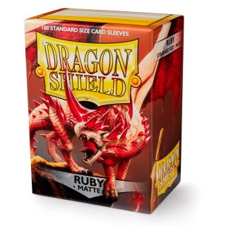 Dragon Shield Standard Sleeves Matte - Ruby 100ct. (AT-11037)