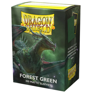 Dragon Shield Standar Sleeves Matte 100ct - Forest Green